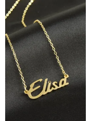 Elisa İsimli Kolye (Kişiye Özel)
