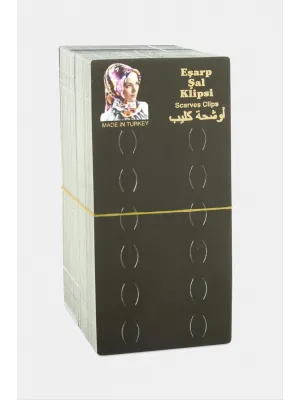 Eşarp Şal Klipsi Kartı