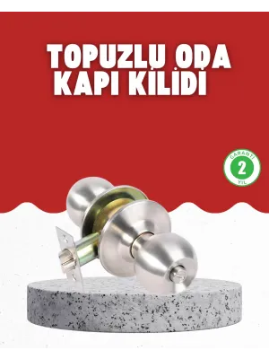 Estetik Güvenli Topuzlu Kapı Kilidi