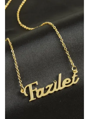 Fazilet isimli kolye (Kişiye Özel)