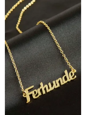 Ferhunde isimli kolye (Kişiye Özel)