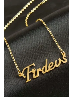 Firdevs isimli kolye (Kişiye Özel)