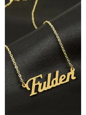 Fulden İsimli Kolye (Kişiye Özel)