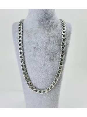 Gri Çelik Çelik Kolye 60 Cm - Ekl0002