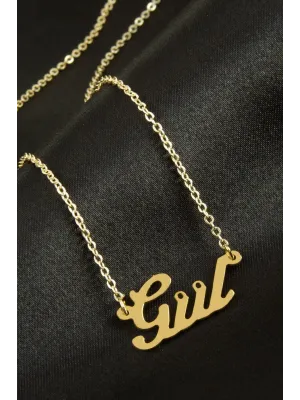 Gül İsimli Kolye (Kişiye Özel)
