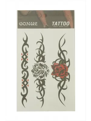 Gül Tattoo Dövme Sticker