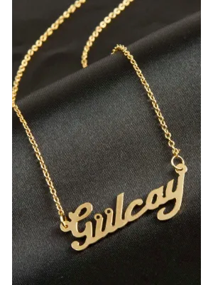 Gülcay İsimli Kolye (Kişiye Özel)