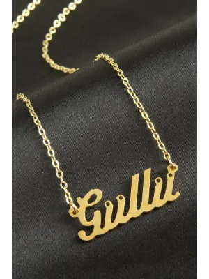 Güllü İsimli Kolye (Kişiye Özel)