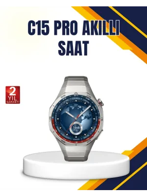 Gümüş Akıllı Saat 46mm Kasa