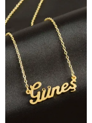 Güneş isimli kolye (Kişiye Özel)