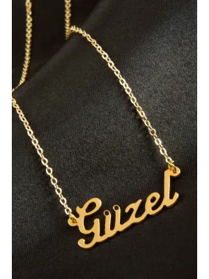 Güzel İsimli Kolye (Kişiye Özel)