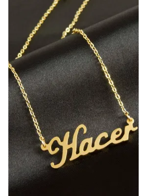 Hacer isimli kolye (Kişiye Özel)