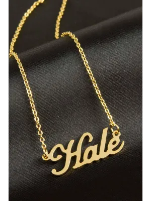 Hale isimli kolye (Kişiye Özel)