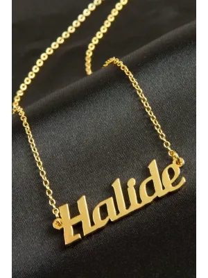 Halide İsimli Kolye (Kişiye Özel)