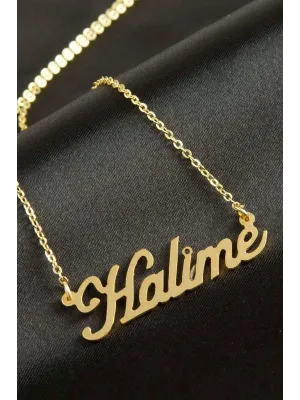 Halime İsimli Kolye (Kişiye Özel)