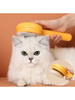 Hamburger Şekilli Otomatik Temizlenen Evcil Hayvan Tarağı