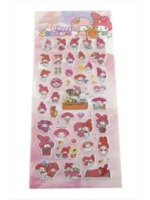 Happy Kabartmalı Sticker