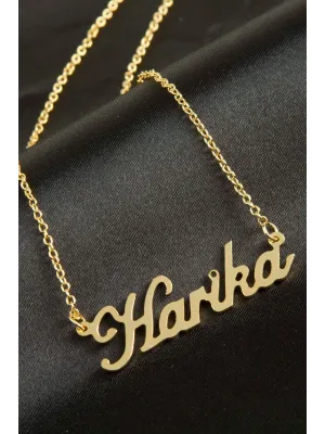 Harika İsimli Kolye (Kişiye Özel)