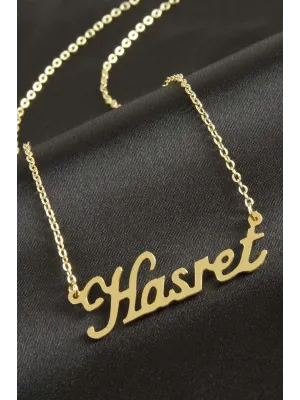 Hasret isimli kolye (Kişiye Özel)