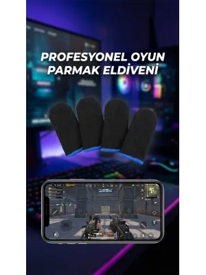 Hassas Kontrol Sunan Oyuncu Parmaklık Eldiven Seti 4lü