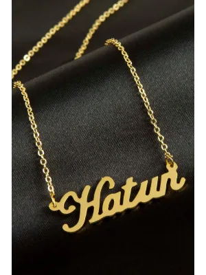 Hatun İsimli Kolye (Kişiye Özel)