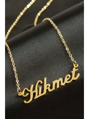 Hikmet İsimli Kolye (Kişiye Özel)