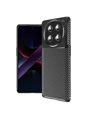 Honor Magic 7 Lite Kılıf Auto Focus Karbon Kapak - Siyah