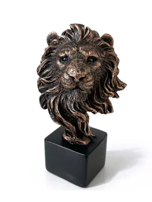 14x9 cm Polyester Aslan Büstü
