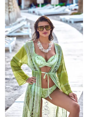 ieg™ Argento 2106-3025 Kadın Önü Açık Uzun Kaftan