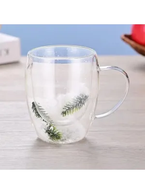 Çift Cidarlı Çam Bardak