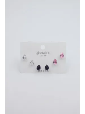 IEG - Çoklu Set Küpe - Gümüş