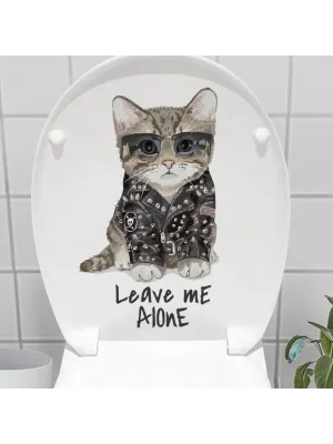 Decohandy Klozet Etiketi Leave Me Alone