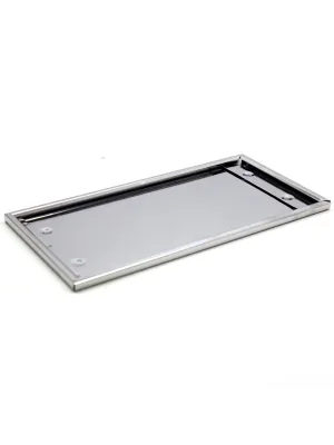 Dikdörtgen Krom Plakalık Araba Plaka Altlığı 30x16cm