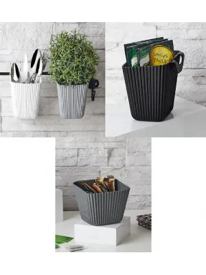 ieg™ Duvara Asılan Çok Amaçlı Organizer - 2'li Saksı Set