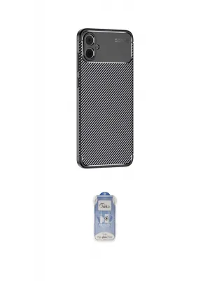 ieg™ Galaxy A05 Kılıf Eksen Form Prime - Siyah Joko Magic 5D Cam