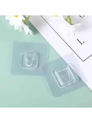 ieg™ Geçmeli Eşya Sabitleme Klipsleri Şeffaf 4 Lü Set