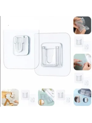 Geçmeli Klips Eşya Sabitleme Askısı 10lu Set