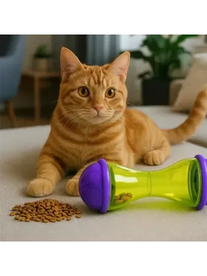 İnteraktif Kedi Ödül Mamalı Oyuncak