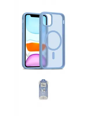ieg™ iPhone 11 Kılıf Siluet Minimal Prime - Siyah Joko Magic 5D Cam