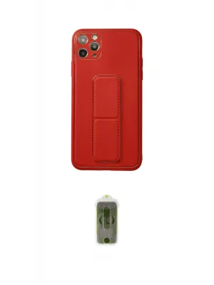 ieg™ iPhone 11 Pro Max Kılıf Akış Doku - Siyah Joko Magic 5D Hayalet Cam