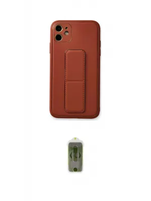 ieg™ iPhone 12 Kılıf Akış Doku - Siyah Joko Magic 5D Hayalet Cam