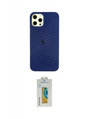 ieg™ iPhone 12 Pro Max Kılıf Nova Çizgi - Siyah Polymer Nano Ekran Koruyucu