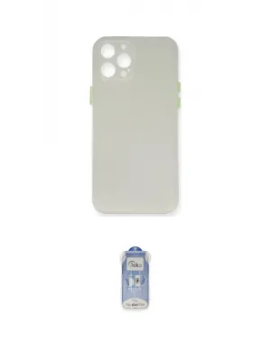 ieg™ iPhone 12 Pro Max Kılıf Yadigar Yansıma Serisi - Siyah Joko Magic 5D Cam