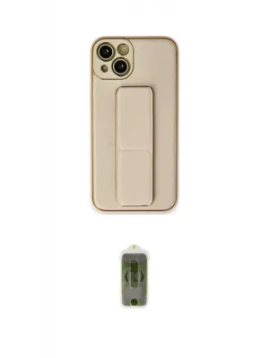 ieg™ iPhone 14 Plus Kılıf Akış Doku - Siyah Joko Magic 5D Hayalet Cam
