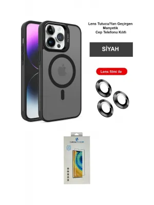 ieg™ iPhone 14 Pro Kılıf Akış Form - Siyah Polymer Nano Ekran Koruyucu