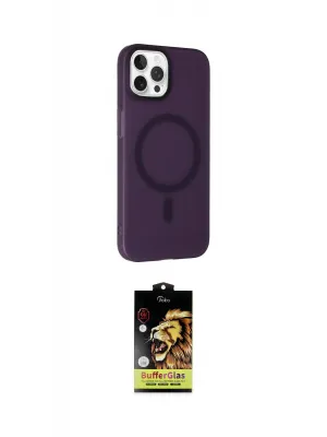 ieg™ iPhone 14 Pro Kılıf Çekirdek Modern Prime - Siyah Buffer Cam Ekran Koruyucu