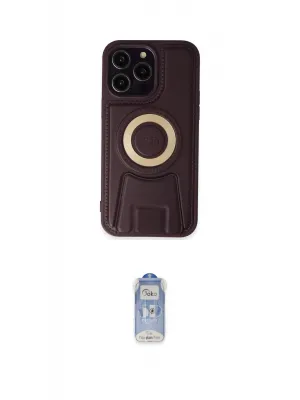 ieg™ iPhone 14 Pro Kılıf Kıvılcım Form Özel Seri - Siyah Joko Magic 5D Cam