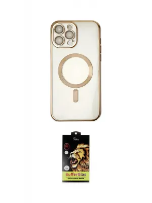 ieg™ iPhone 14 Pro Kılıf Nova Işık Özel Seri - Siyah Buffer Cam Ekran Koruyucu