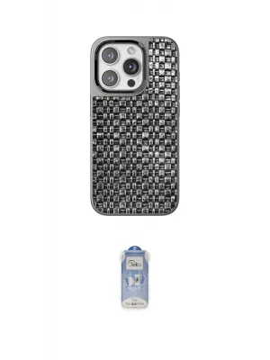 ieg™ iPhone 14 Pro Kılıf Siluet Form Serisi - Siyah Joko Magic 5D Cam