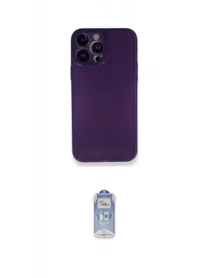 ieg™ iPhone 14 Pro Kılıf Yadigar Yansıma Serisi - Siyah Joko Magic 5D Cam